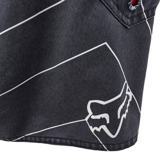 Fox Racing Rockstar Energy Drink Mens 38 Board Shorts Star Logo Black Swim - Picture 7 of 14